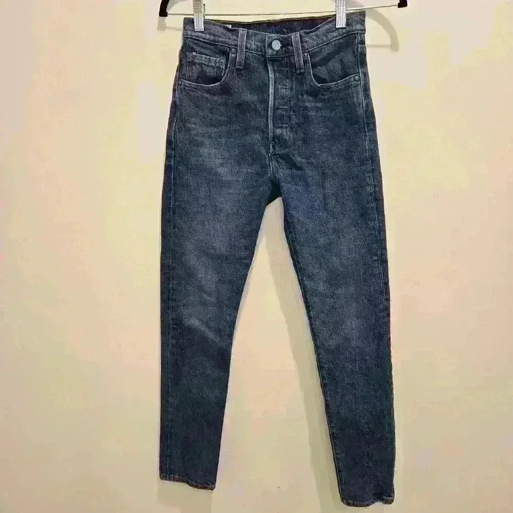 Levi's Women's 501 S Button-fly 25x37 Skinny Jeans Made in the USA